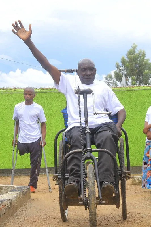 Participant in the On Display Global event in Nakivale